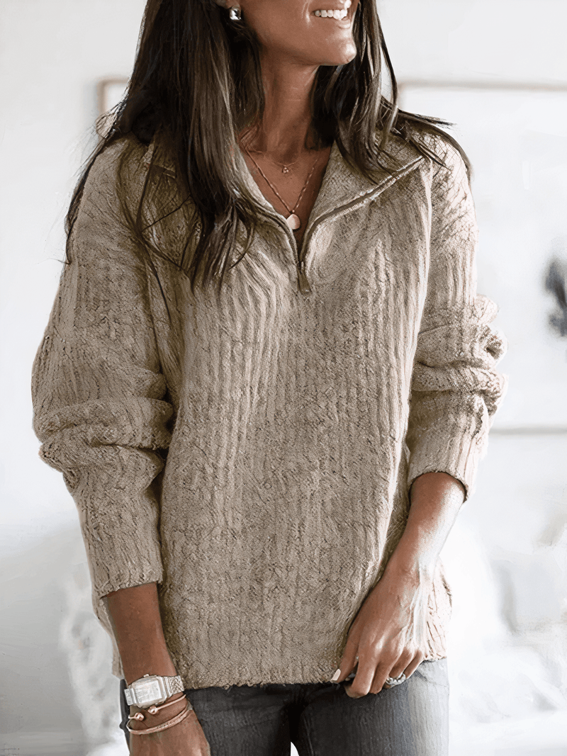 Maglione dal design curato