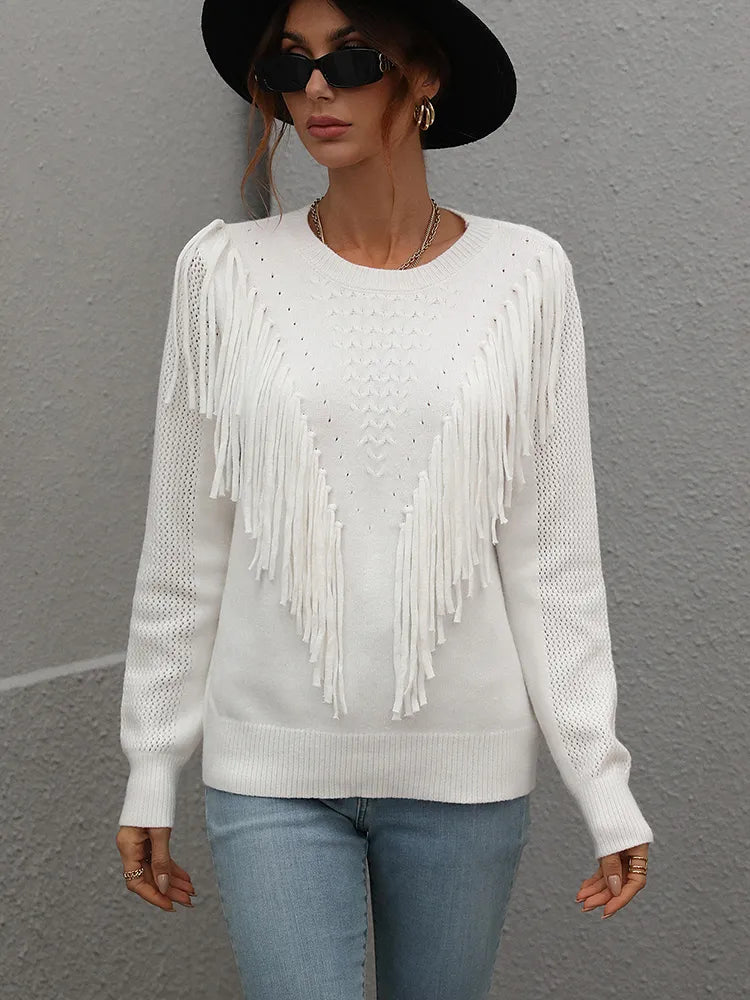 Heloísa® | Stylish fringed sweater