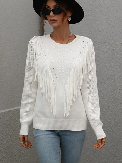 Heloísa® | Stylish fringed sweater