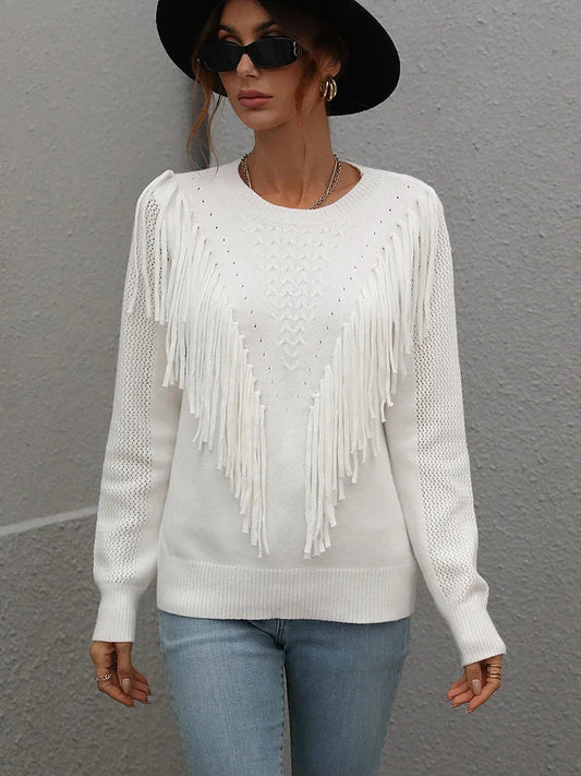 Heloísa® | Stylish fringed sweater