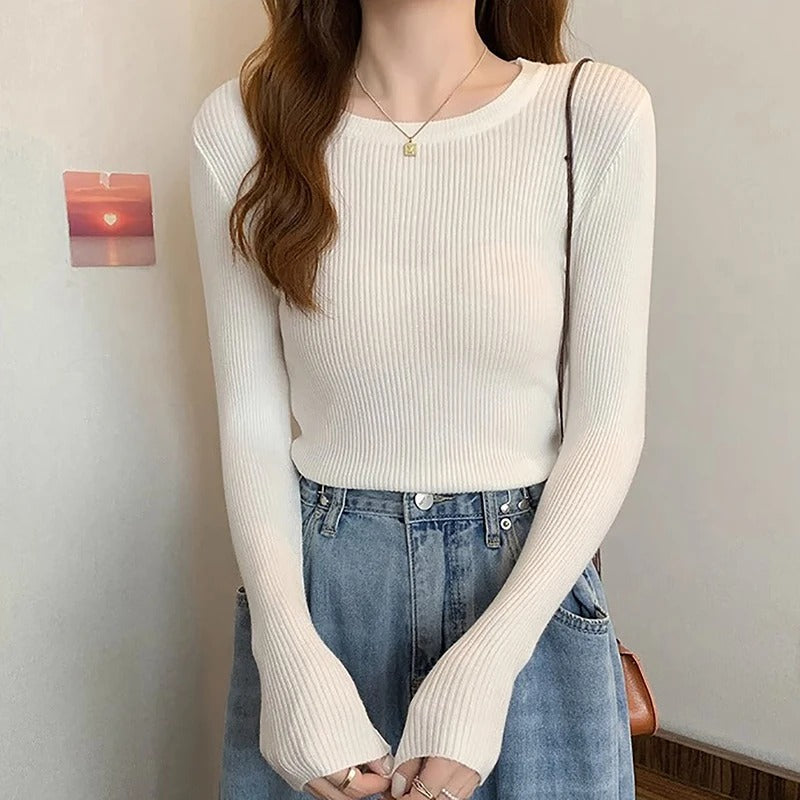 Maglione dal design curato