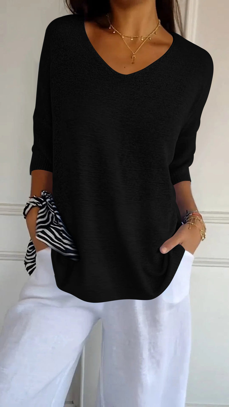 Maglione dal design curato