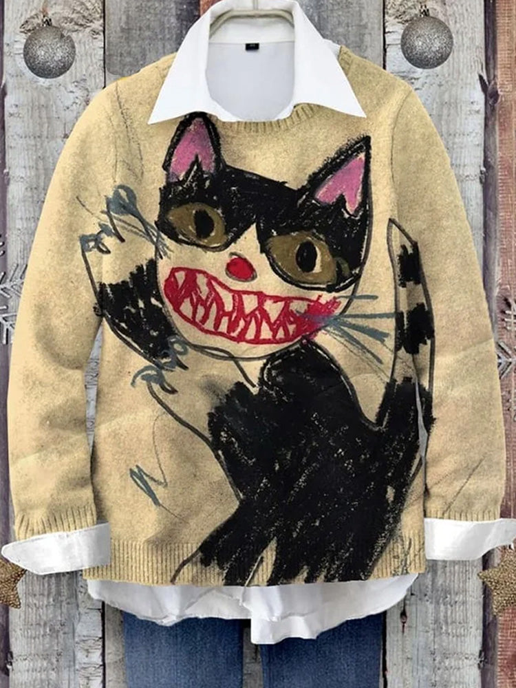 Maglione in stile vintage senza tempo