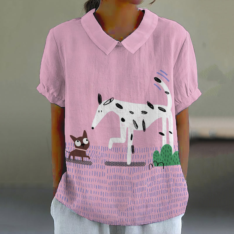 Camicetta dal design curato