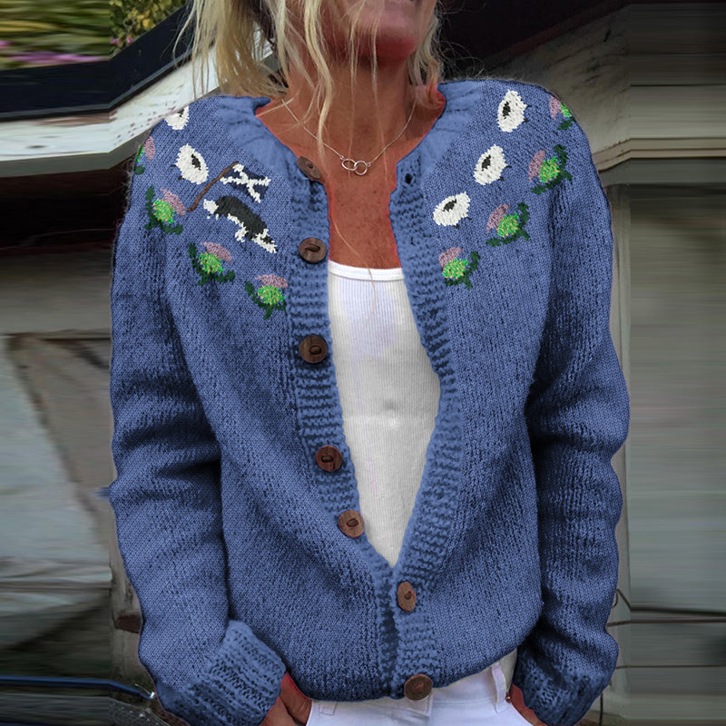 Cardigan dal design curato
