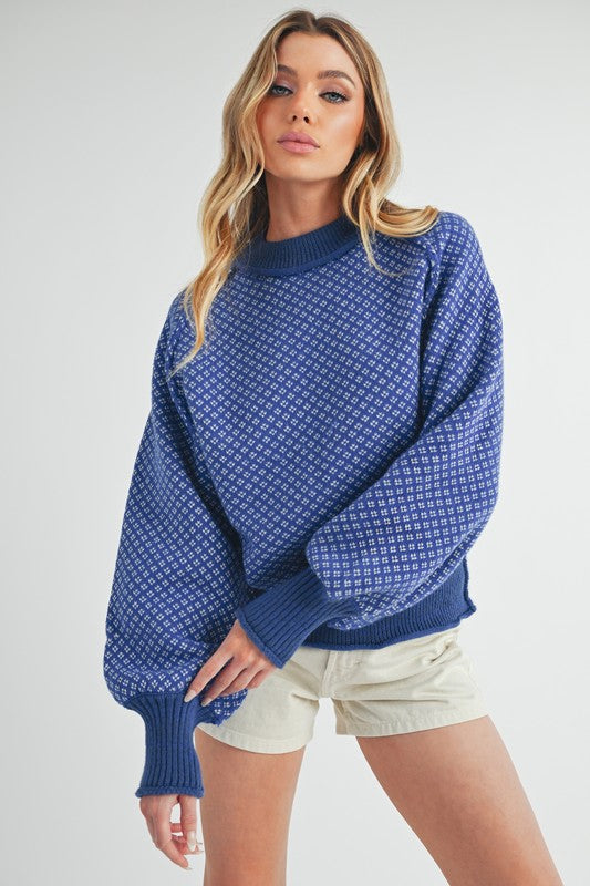 Maglione dal design curato