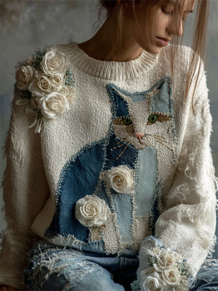 Maglione dal design curato