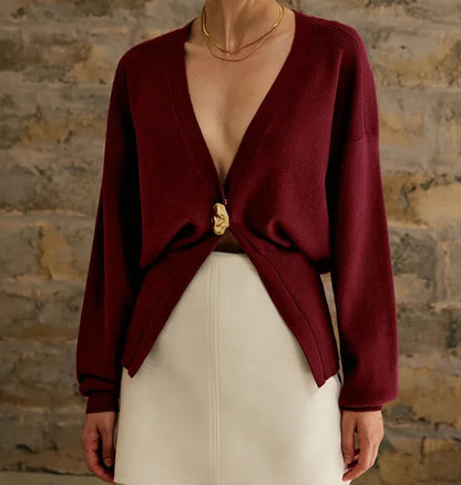 Maglione dal design curato