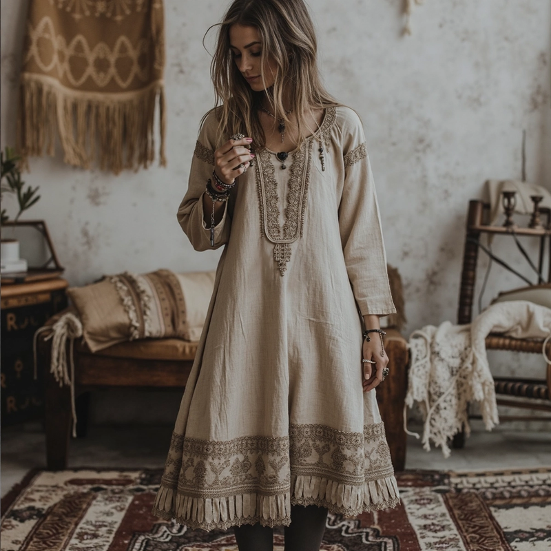 Vestito ispirato al vintage
