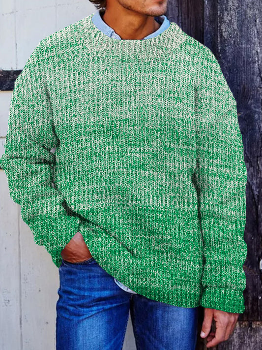 Men's Gradiant Art Cozy Hooded Sweater elevenforest