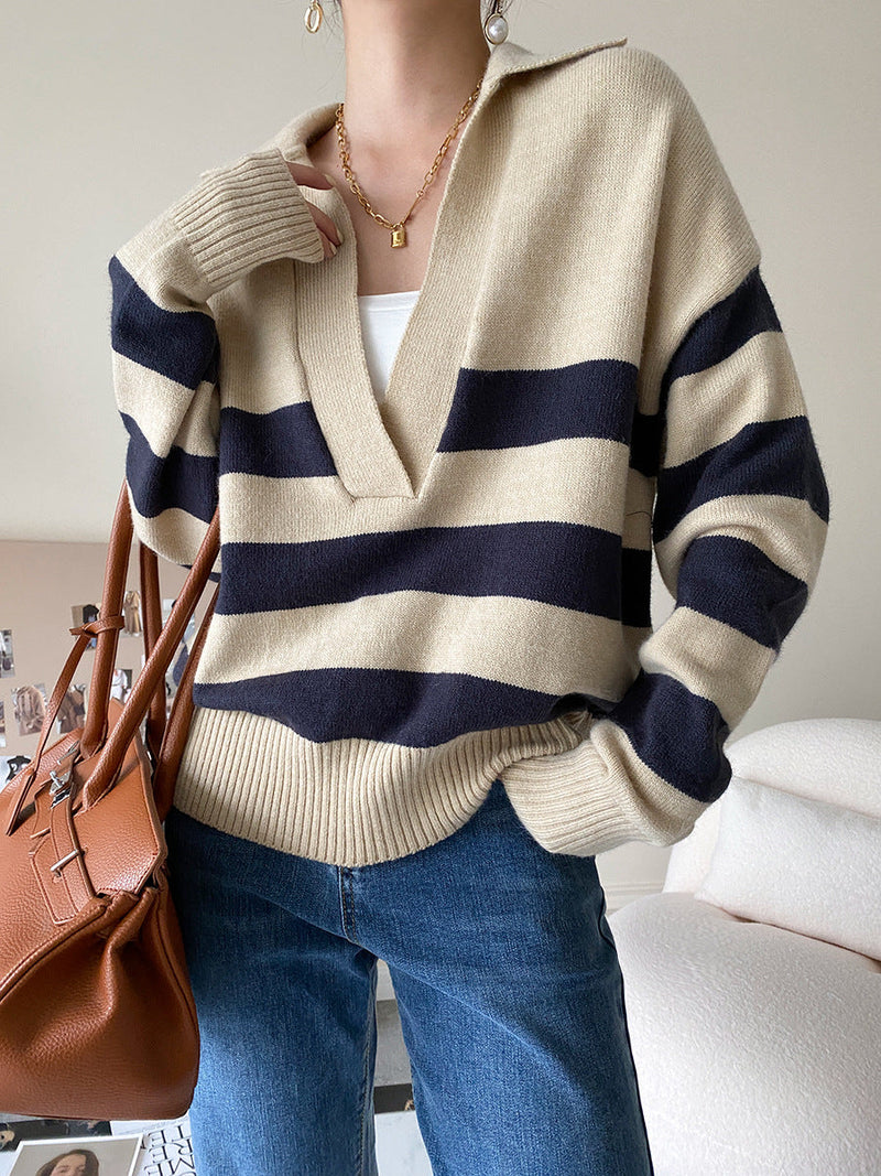 Maglione dal design curato