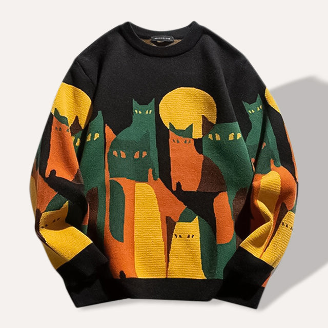 Maglione dal design curato