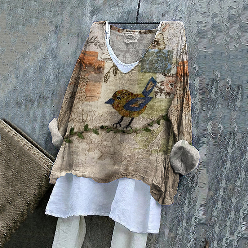 Camicia in stile vintage senza tempo