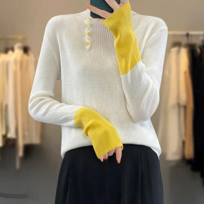 Maglione dal design curato