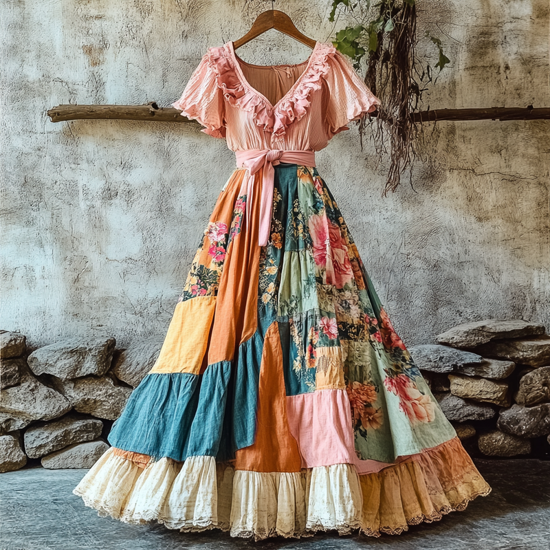 Vestito dal design curato