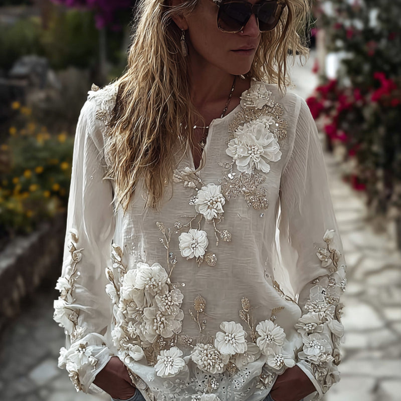 Maglione dal design curato