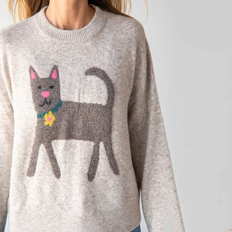 Maglione dal design curato