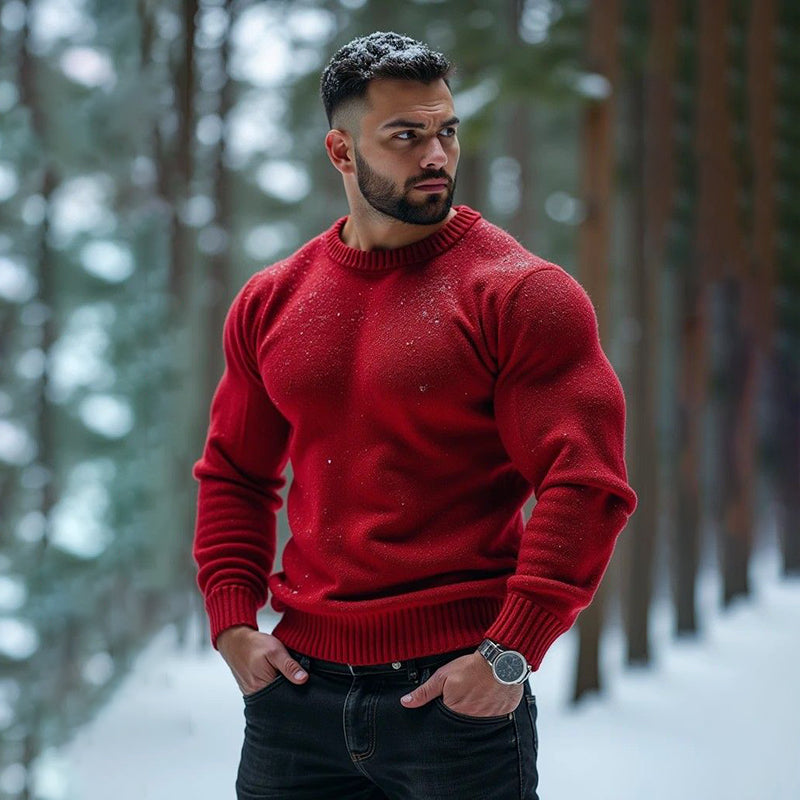 Maglione dal design curato