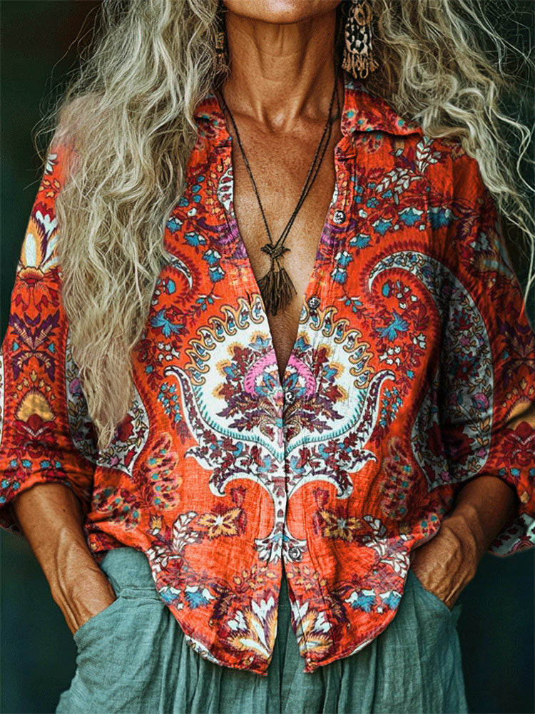 Camicia in stile vintage senza tempo
