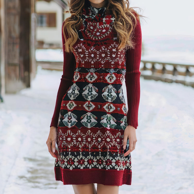 Vestito dal design curato