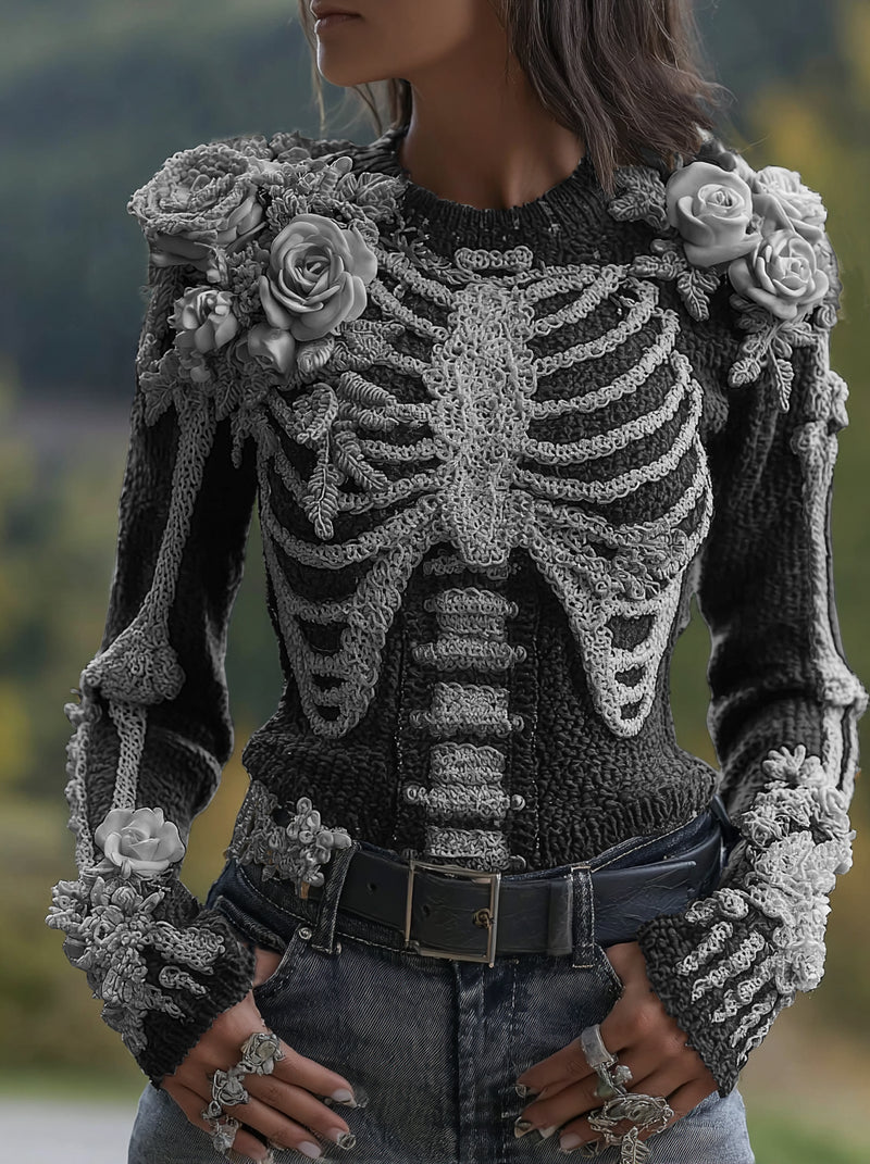 Maglione dal design curato