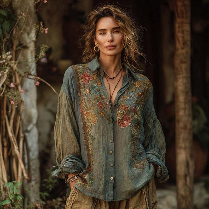 Camicia in stile vintage senza tempo