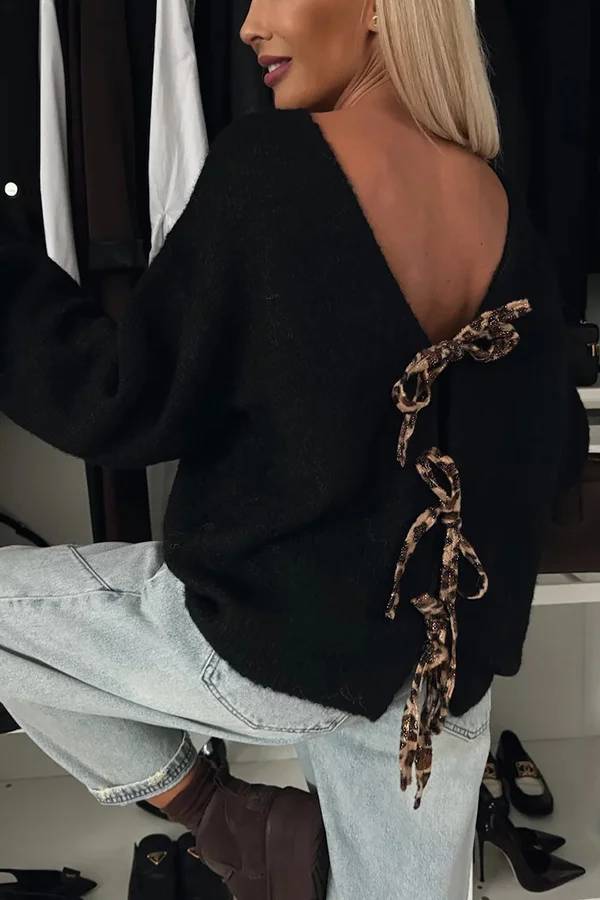 Maglione dal design curato