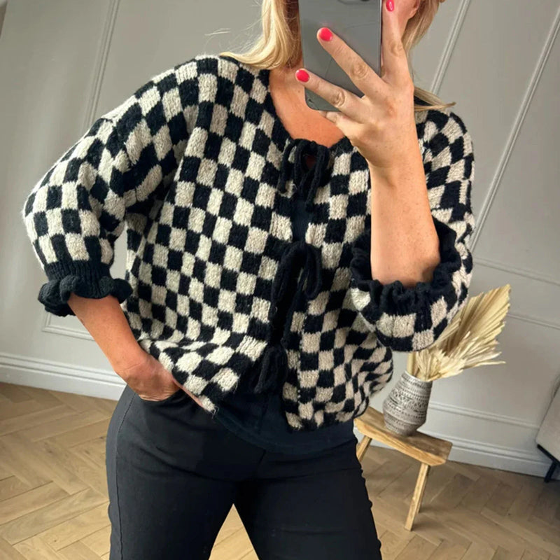 Maglione dal design curato
