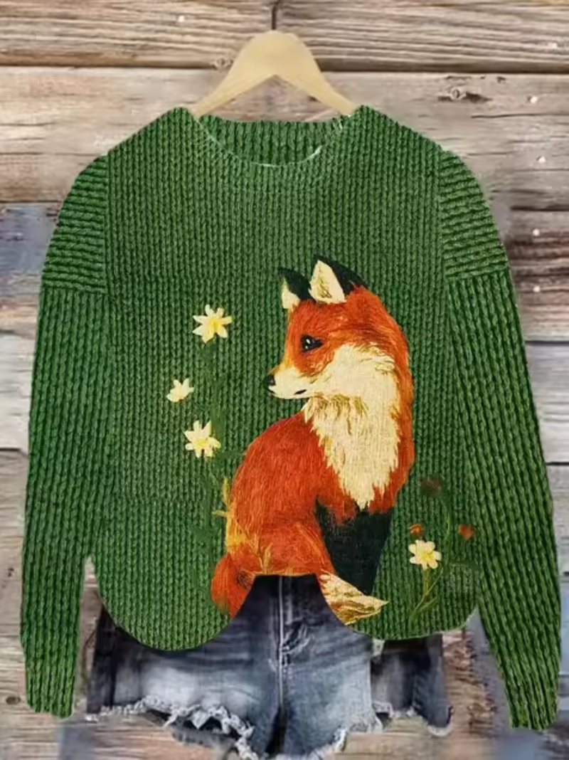 Maglione dal design curato