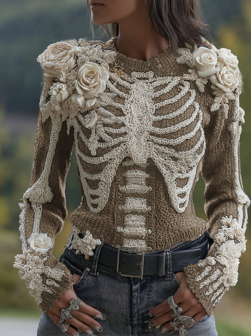 Maglione dal design curato
