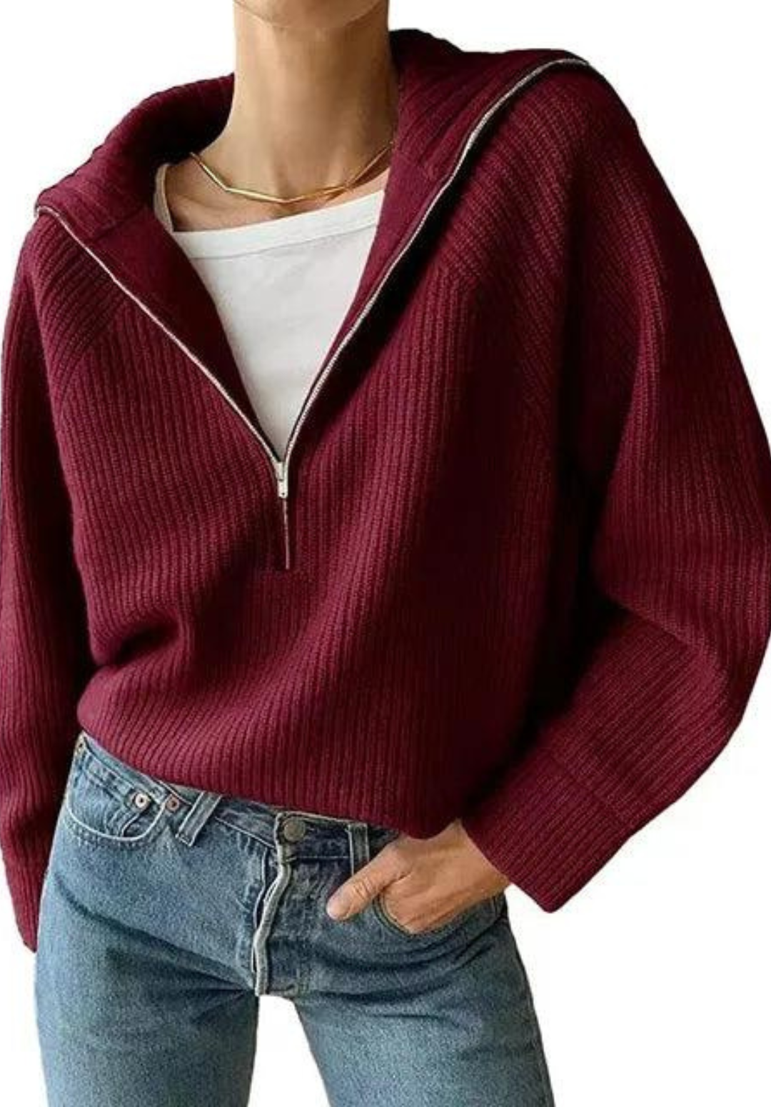 Maglione dal design curato