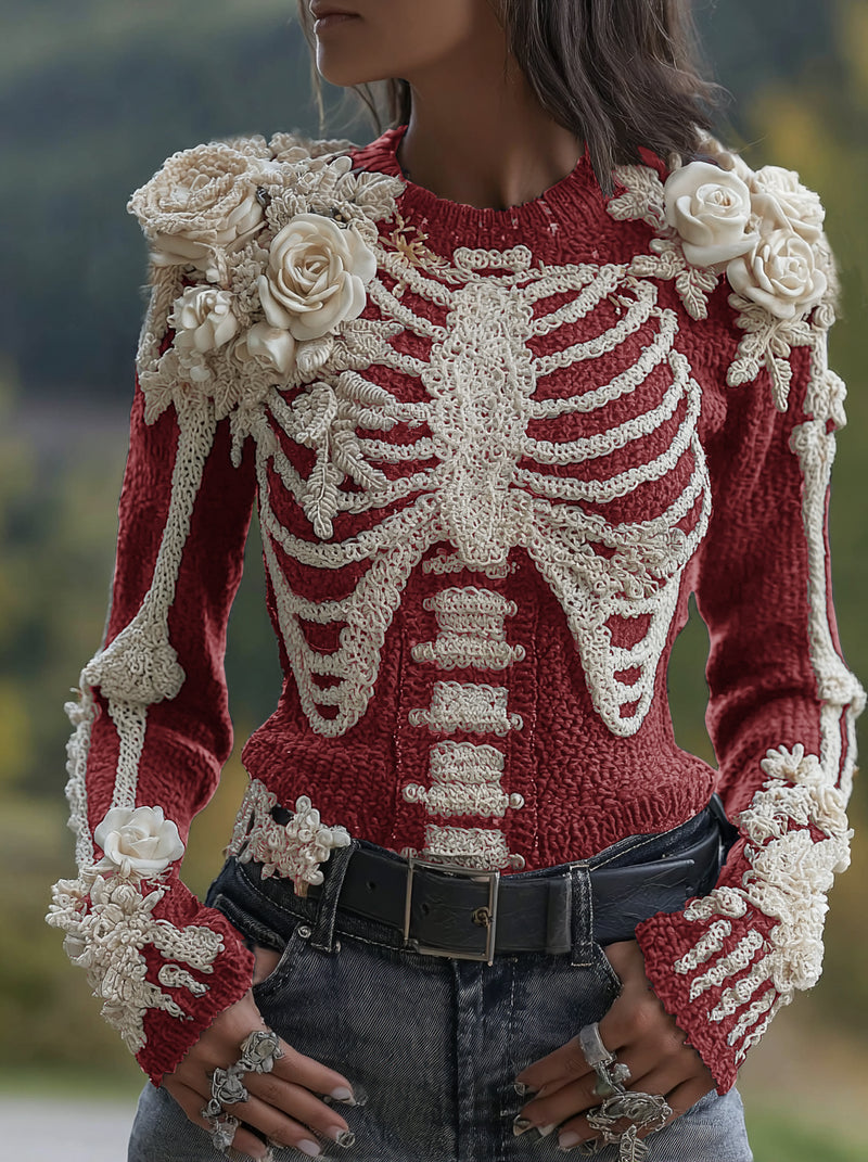 Maglione dal design curato