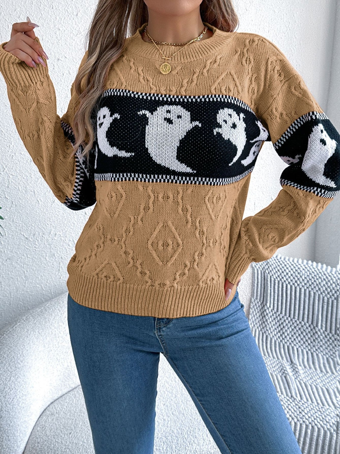 Maglione in stile vintage senza tempo