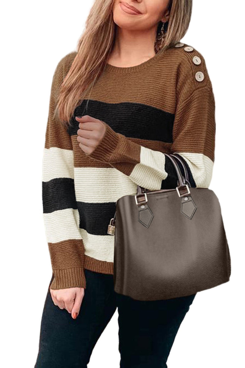 Maglione dal design curato