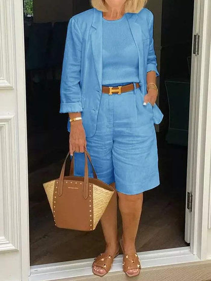 LP | Blazer elegante e pantaloncini - Elegante - Ideale per le giornate calde