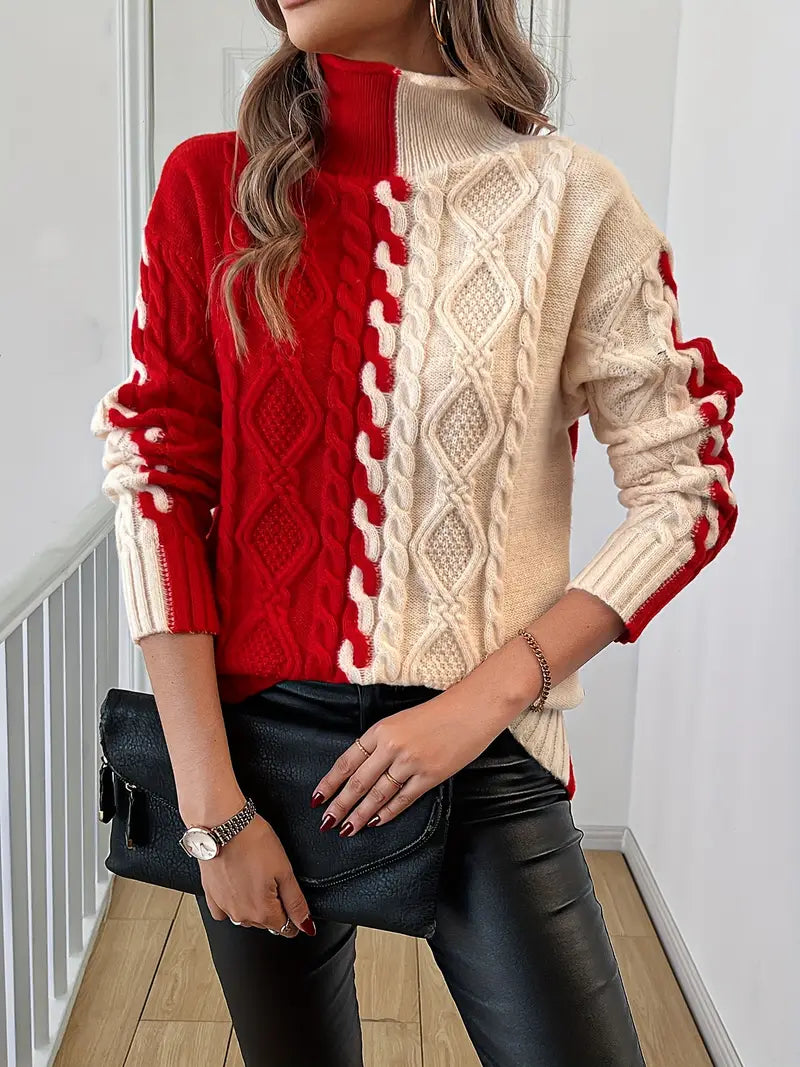Maglione dal design curato