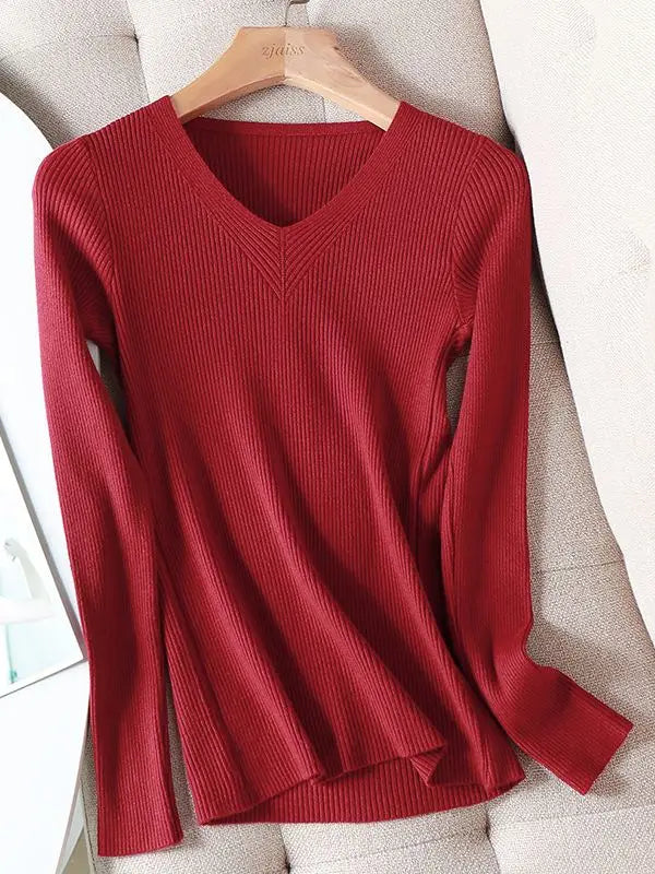 Geraldine® | Chic autumn-winter sweater with a V-neck