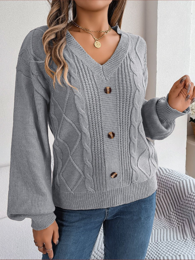 Maglione dal design curato
