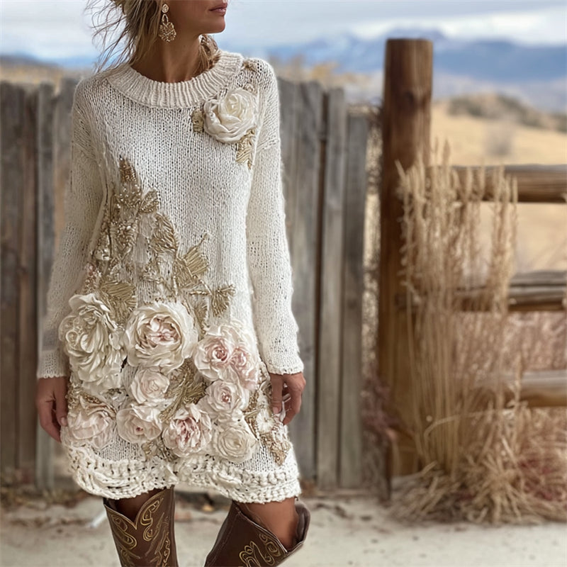 Maglione dal design curato