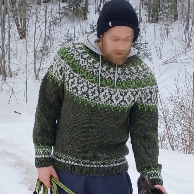 Maglione in stile vintage senza tempo