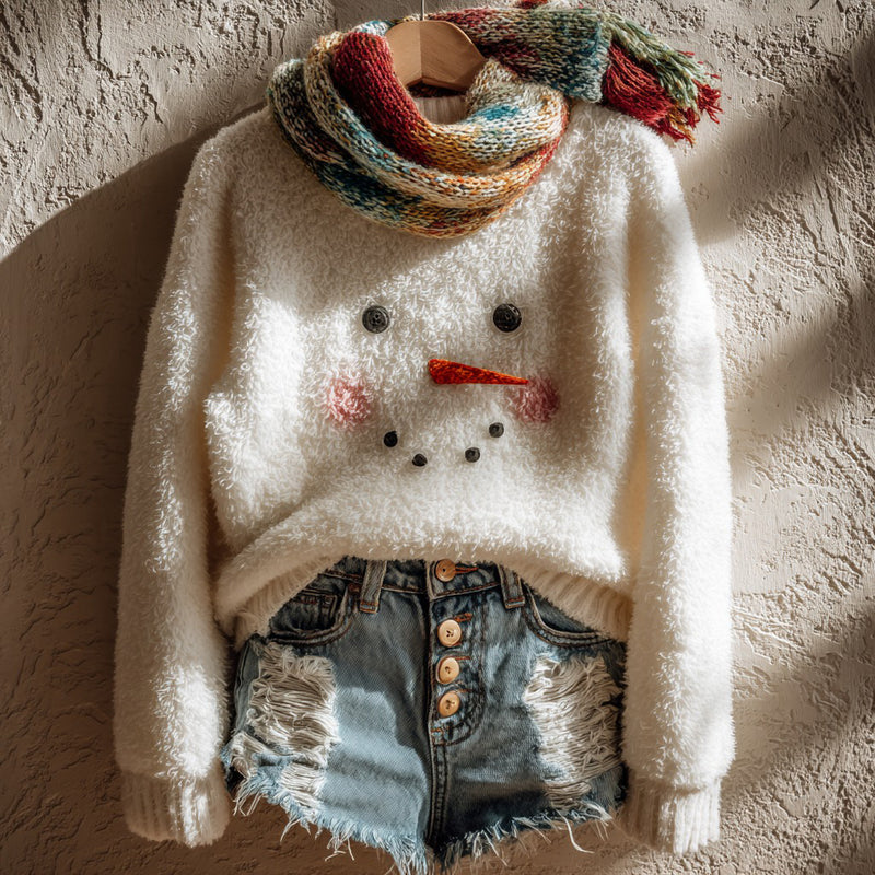 Maglione dal design curato