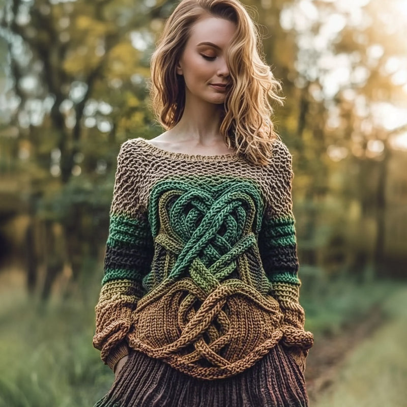 Maglione dal design curato