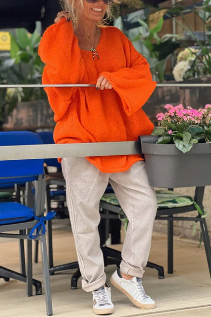 Maglione dal design curato