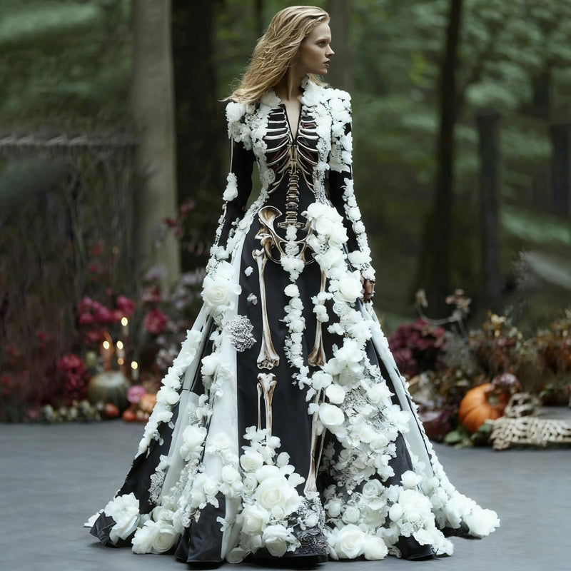 Vestito dal design curato