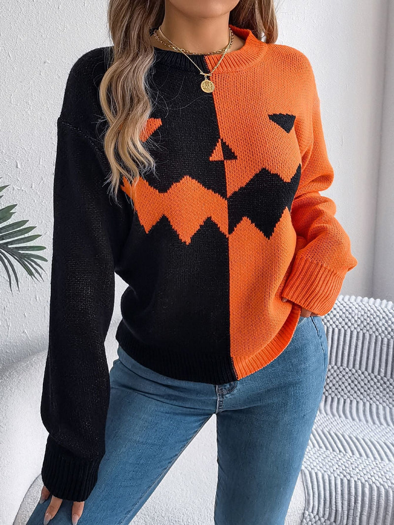 Maglione dal design curato