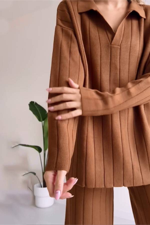 Maglione dal design curato