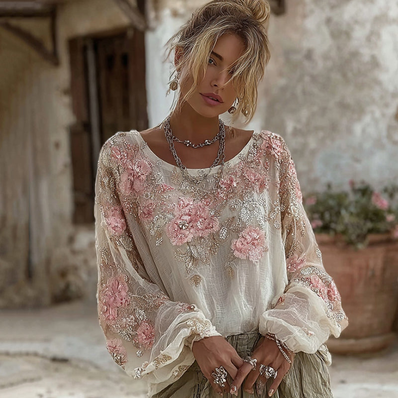 Camicetta in stile vintage senza tempo