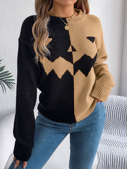 Maglione dal design curato