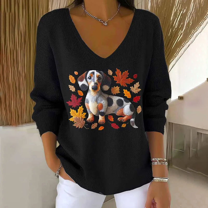 Maglione dal design curato