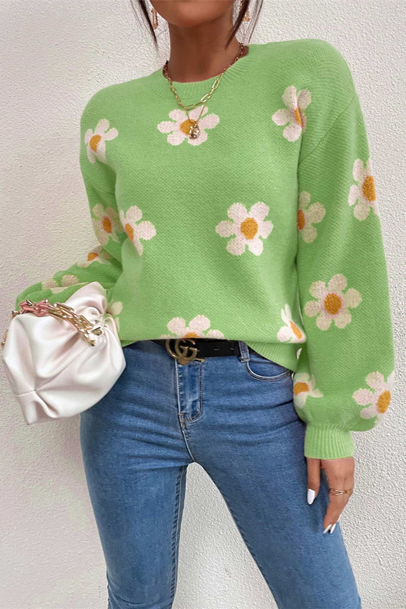 Maglione dal design curato